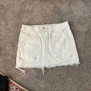 Free people cargo mini skirt